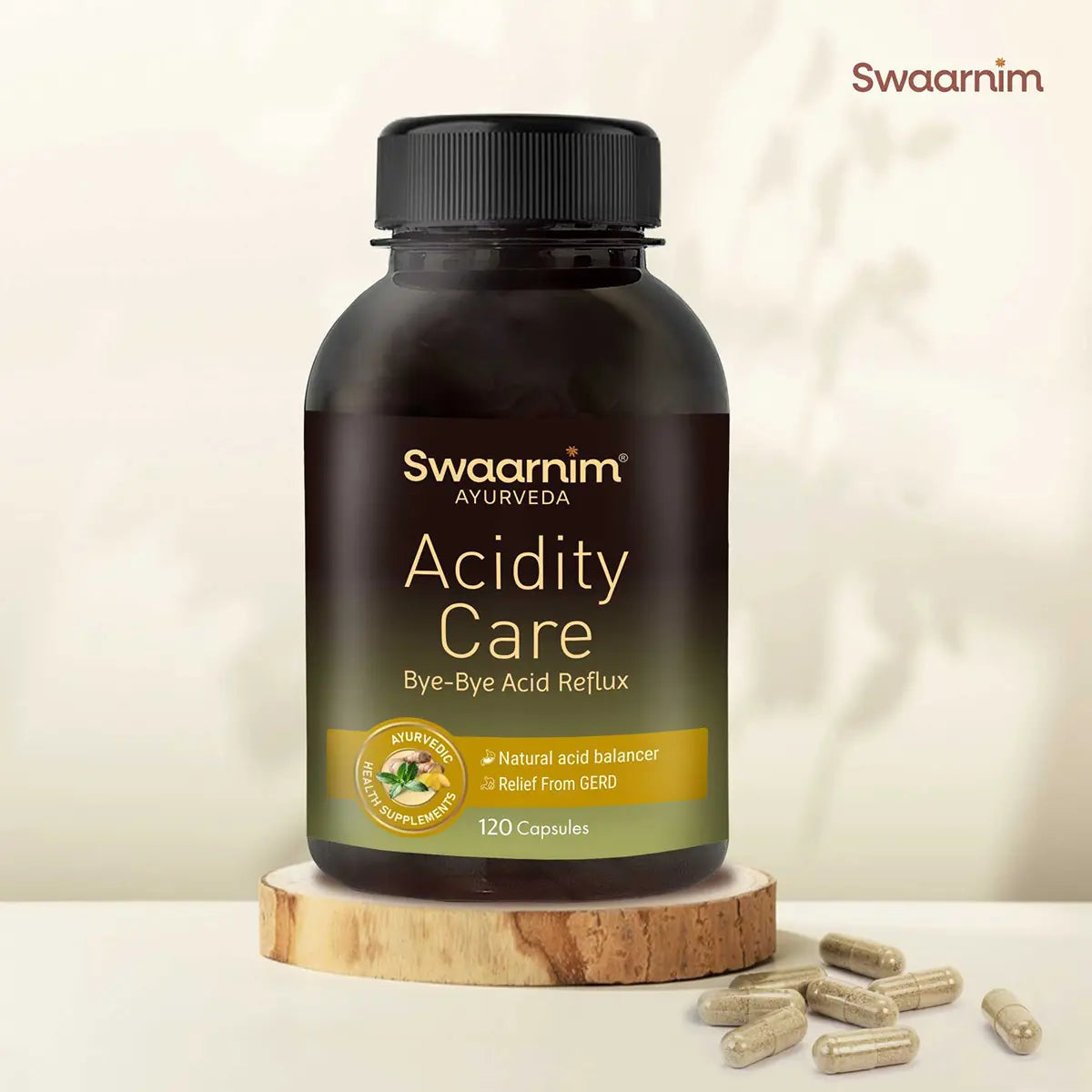 Swaarnim Acidity Care | Complete relief from acidity, indigestion severe headaches with the Benefits of Ginger, Kalmegh, Shatavari