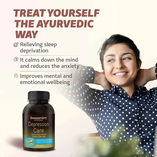 Treat Yourself The Ayurvedic Way By Depression Care Capsule