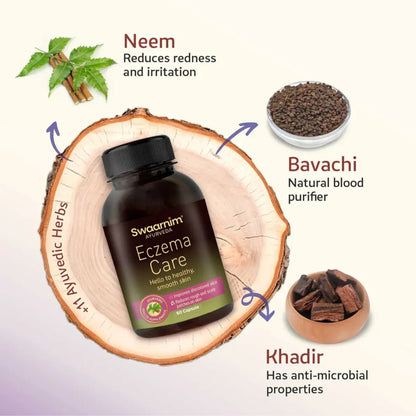Swaarnim Eczema Care | Complete relief from Skin irritation Inflammation and dryness Improves discoloured skin