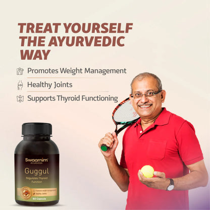 Swaarnim Guggal Capsule | Complete relief from Unhealthy Joints Promotes weight management Supports Thyroid Functioning