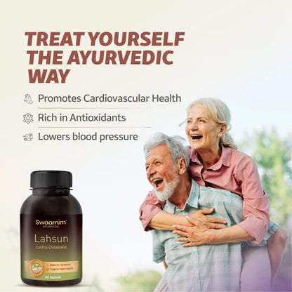Swaarnim Lahsun capsule | Complete relief from Increased blood pressure Improves heart health Rich in Antioxidants