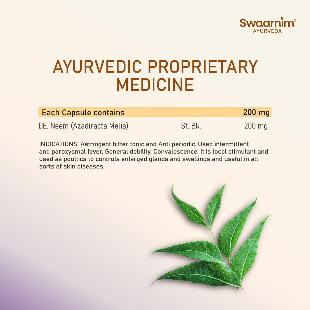 Composition Of Neem Capsule