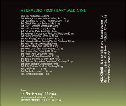 SWAARNIM PYROFREE+ FEVER CARE CAPSULE