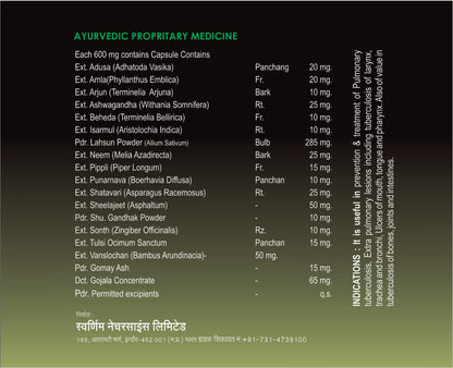 SWAARNIM TUBERCULOSIS (TB) CARE TUBESPOT+ CAPSULE