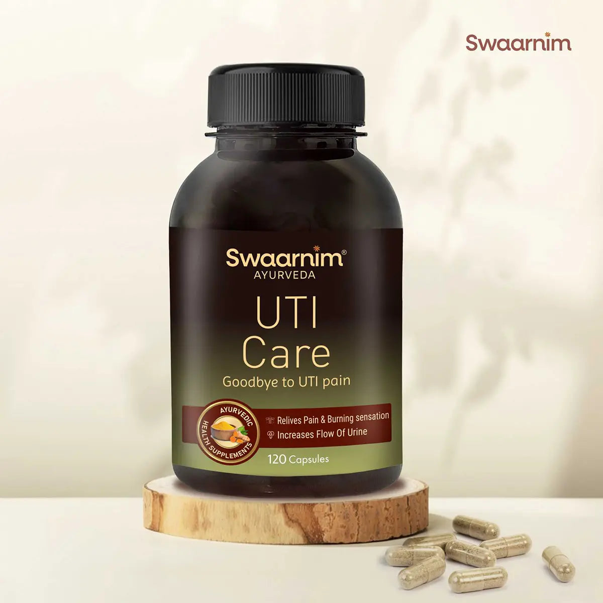 SWAARNIM UTI CARE | Complete relief from burning sensation while urinating Detoxifies the body Manages water in the body